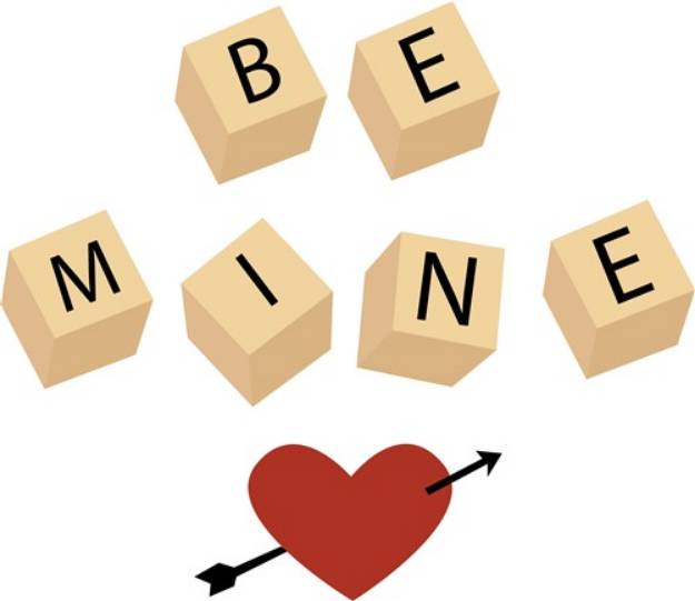 Picture of Be Mine SVG File