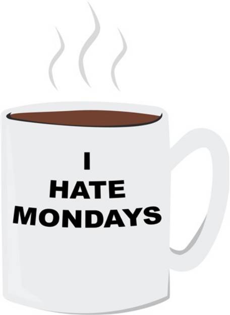 Picture of Hate Mondays SVG File