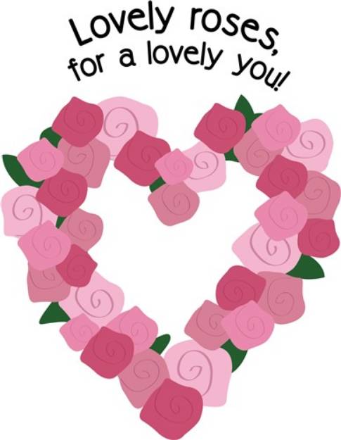 Picture of Lovely Roses SVG File