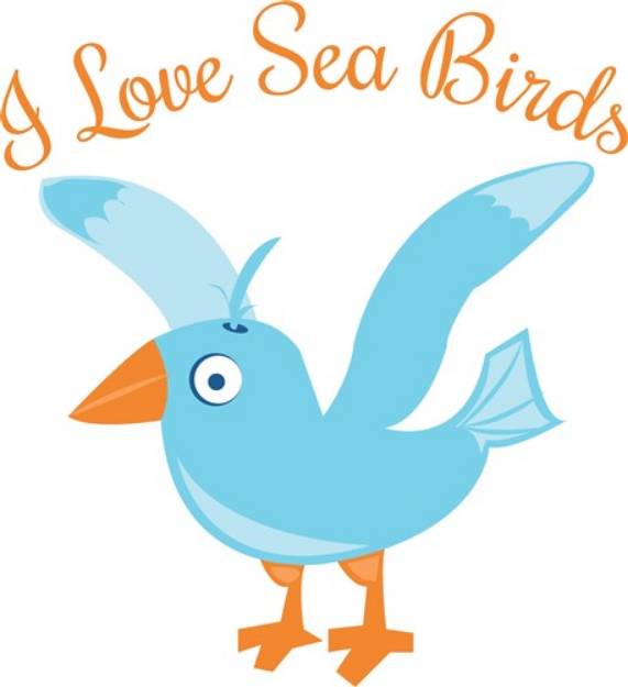 Picture of Sea Birds SVG File