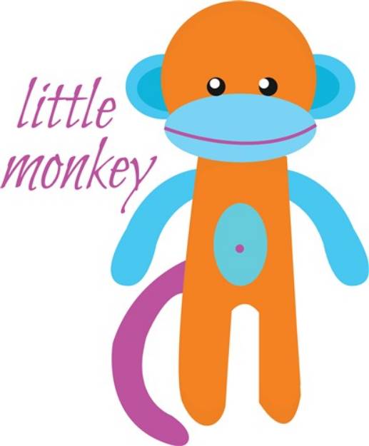 Picture of Little Monkey SVG File