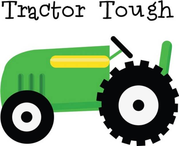 Picture of Tractor Tough SVG File