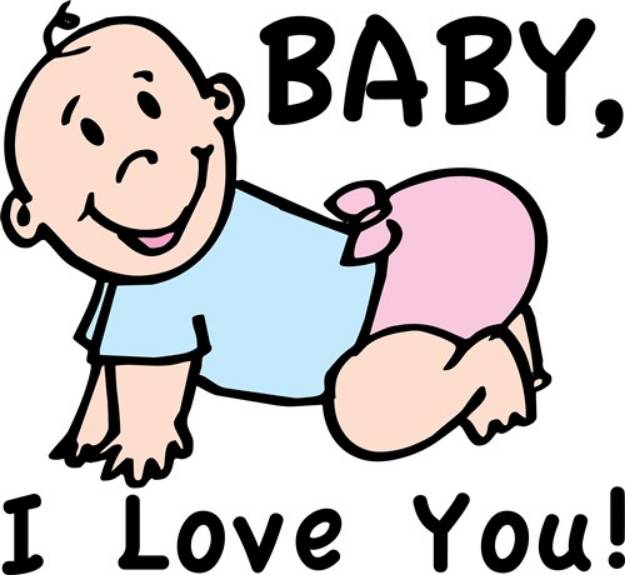 Picture of Baby Love SVG File