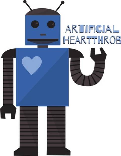 Picture of Artificial Heartthrob SVG File