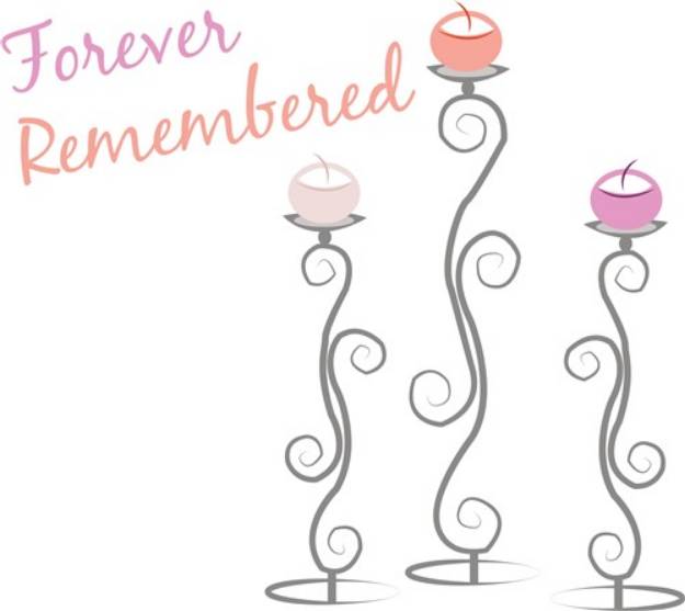 Picture of Forever Remembered SVG File