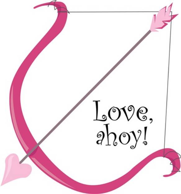 Picture of Love Ahoy SVG File