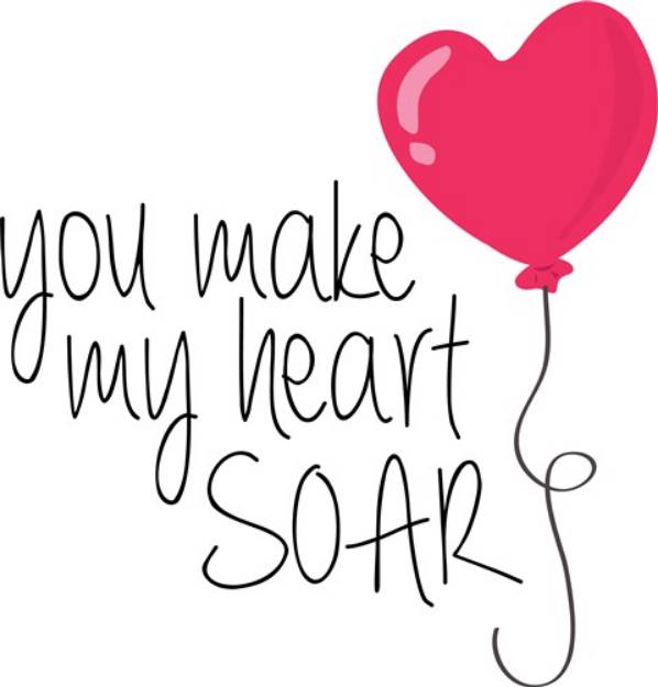 Picture of Heart Soar SVG File