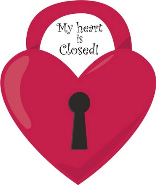 Picture of Closed Heart SVG File