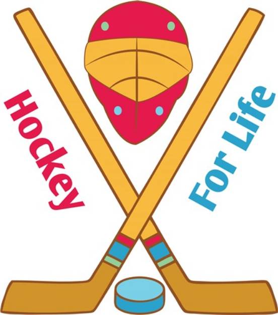 Picture of Hockey for Life SVG File