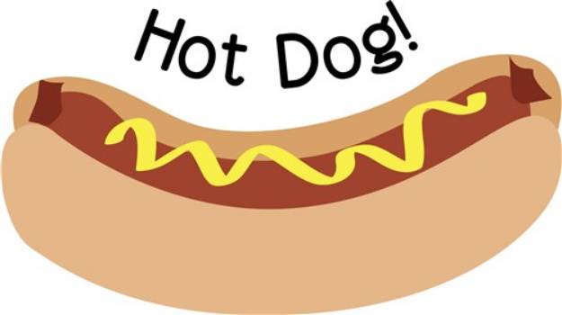 Picture of Hot Dog SVG File