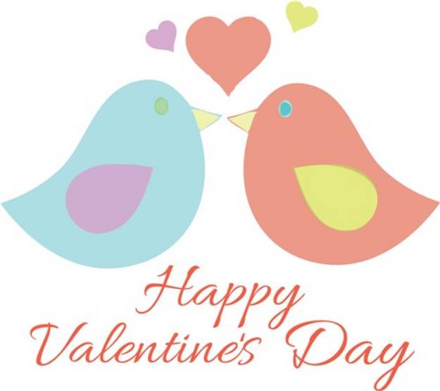 Picture of Valentines Day Birds SVG File