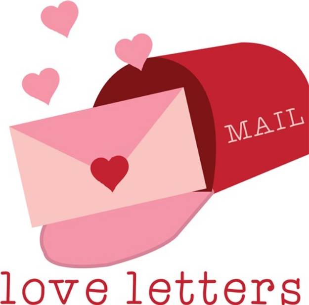 Picture of Love Letters SVG File