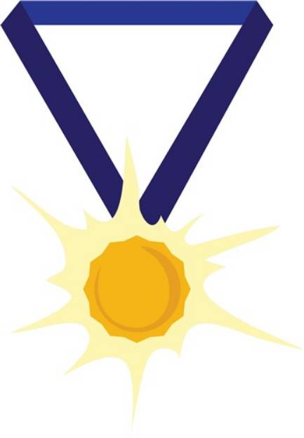 Picture of Gold Medal SVG File