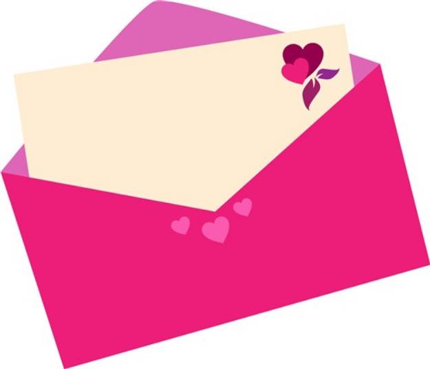 Picture of Love Letter SVG File