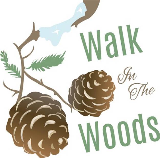 Picture of Walk In Woods SVG File