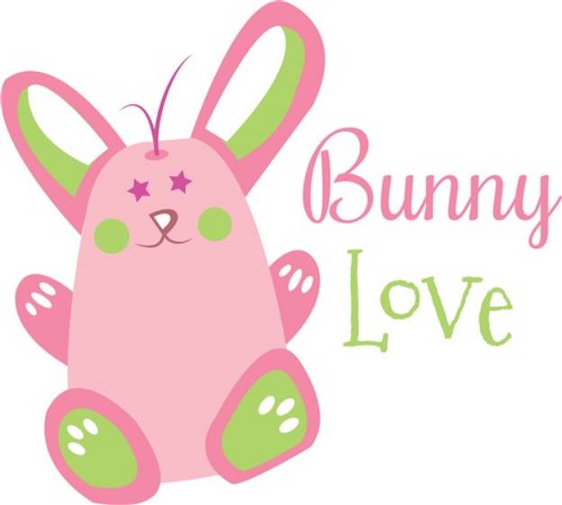 Picture of Bunny Love SVG File