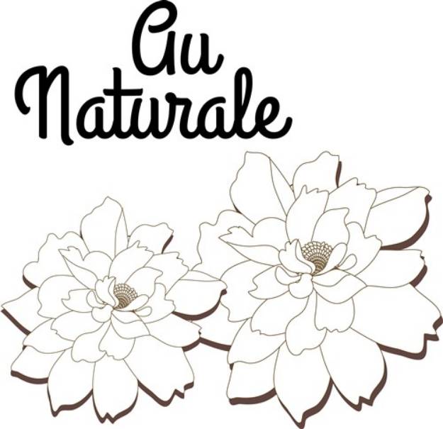 Picture of Au Naturale SVG File