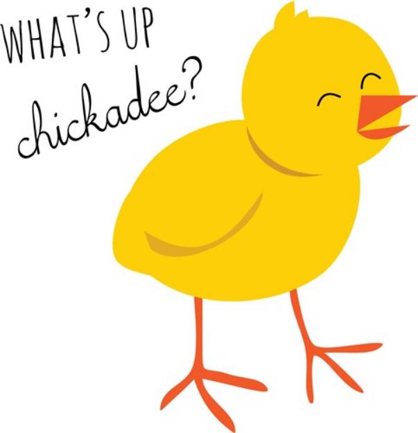 Picture of Whats Up Chickadee SVG File