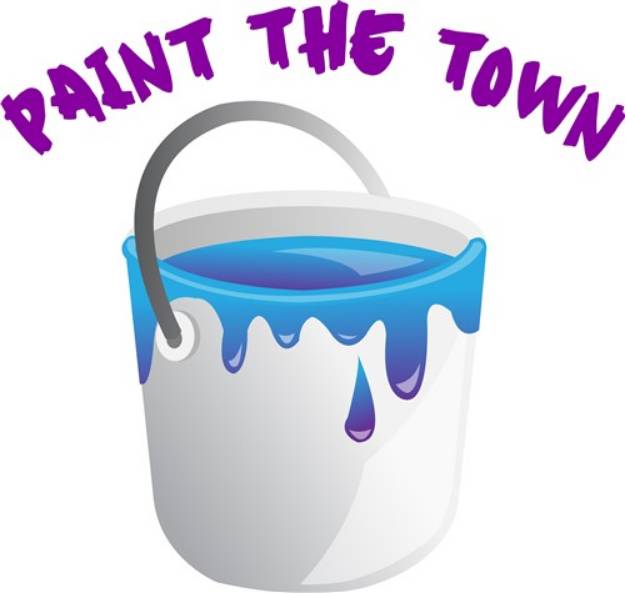 Picture of Paint The Town SVG File