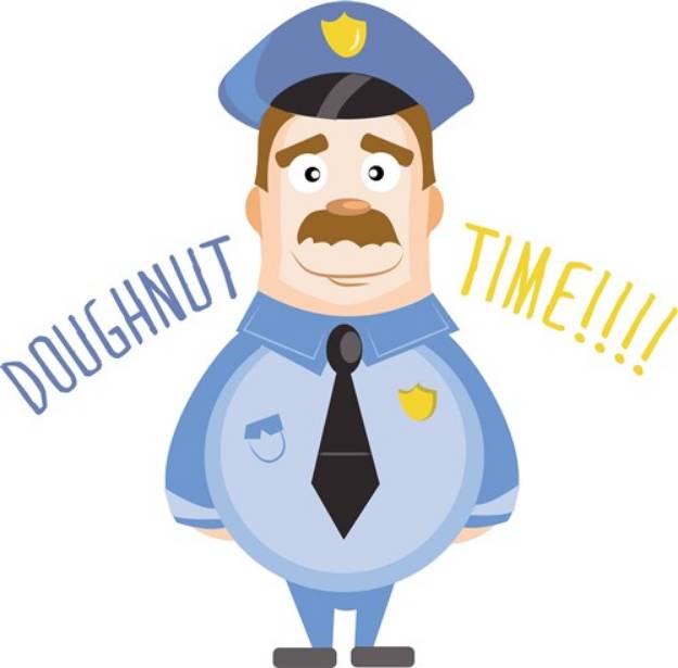 Picture of Doughnut Time SVG File