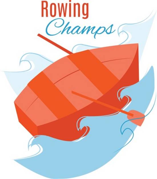 Picture of Rowing Champs SVG File