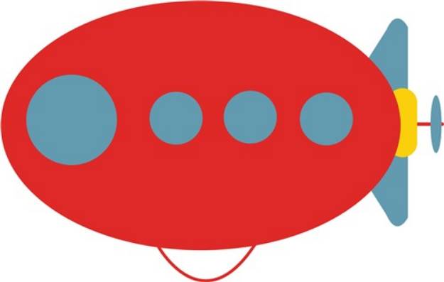 Picture of Blimp SVG File