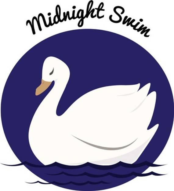 Picture of Midnight Swim SVG File