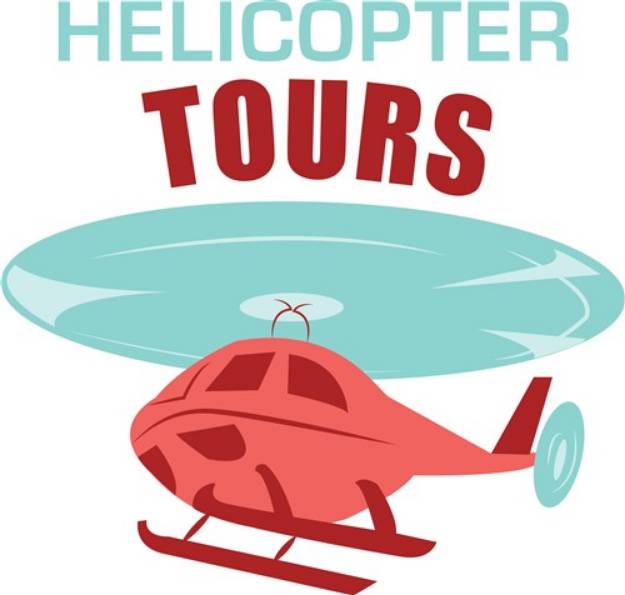 Picture of Helicopter Tours SVG File