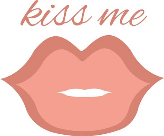 Picture of Kiss Me SVG File