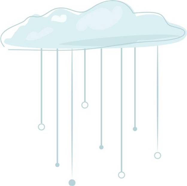 Picture of Rain Cloud SVG File