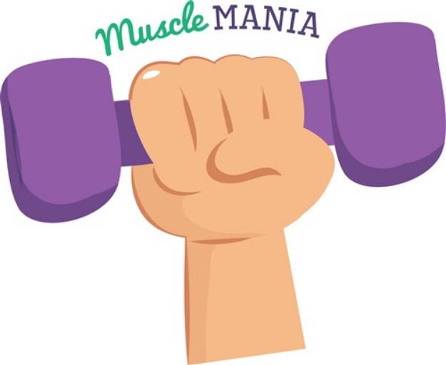 Picture of Muscle Mania SVG File