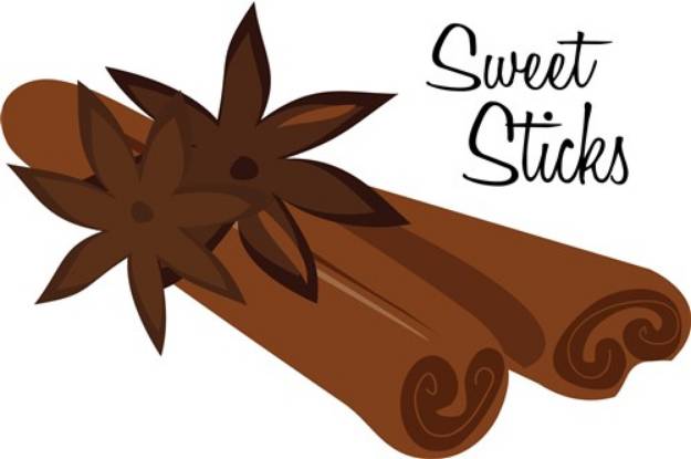 Picture of Sweet Sticks SVG File