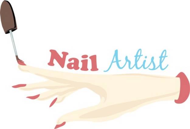 Picture of Nail Artist SVG File