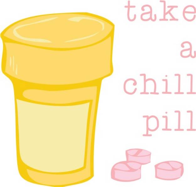 Picture of Chill Pill SVG File