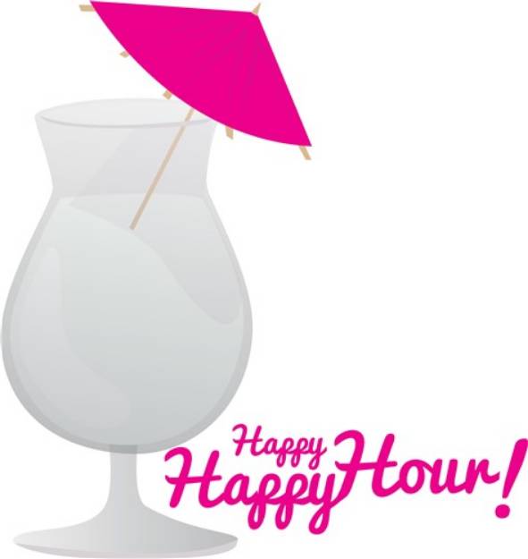 Picture of Happy Hour SVG File