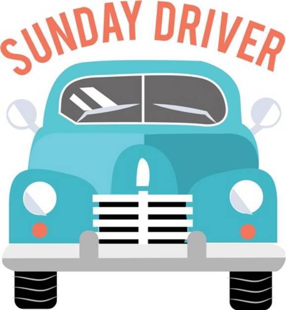 Picture of Sunday Driver SVG File