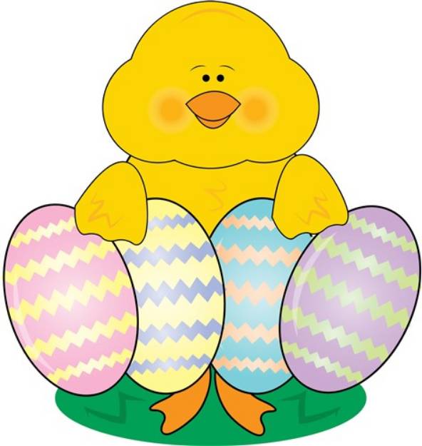 Picture of Easter Chick SVG File