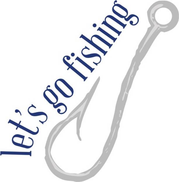 Picture of Lets Go Fishing SVG File