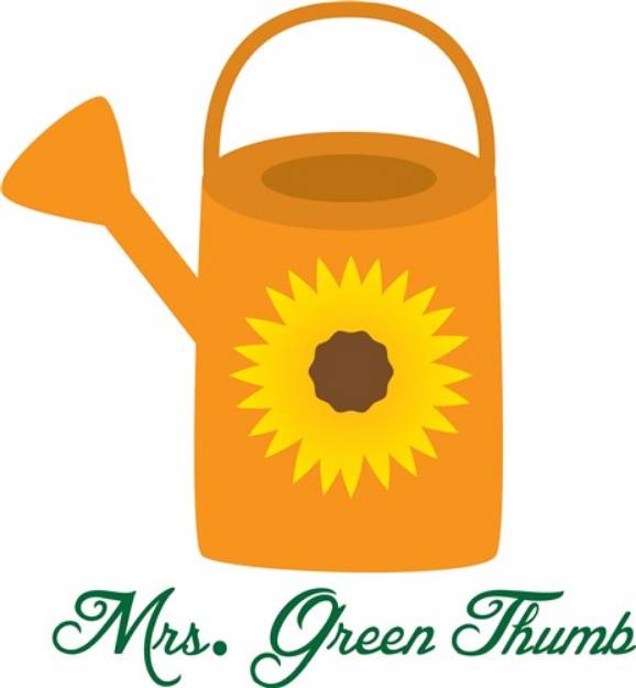 Picture of Mrs Green Thumb SVG File