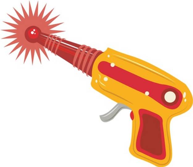 Picture of Laser Gun SVG File