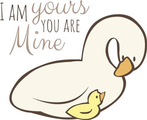 Picture of I Am Yours SVG File