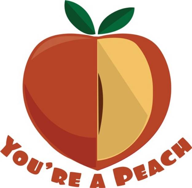 Picture of Youre A Peach SVG File