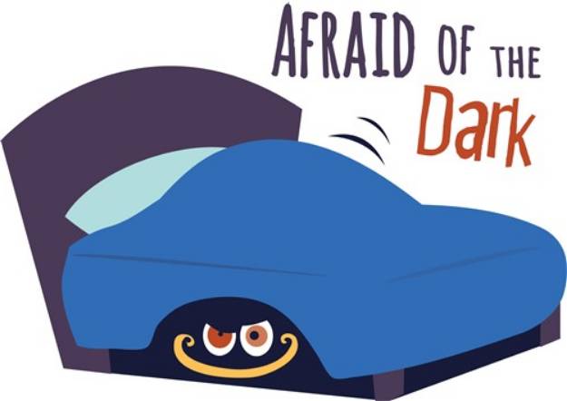 Picture of Afraid Of Dark SVG File