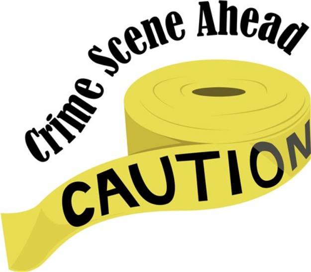 Picture of Crime Scene SVG File