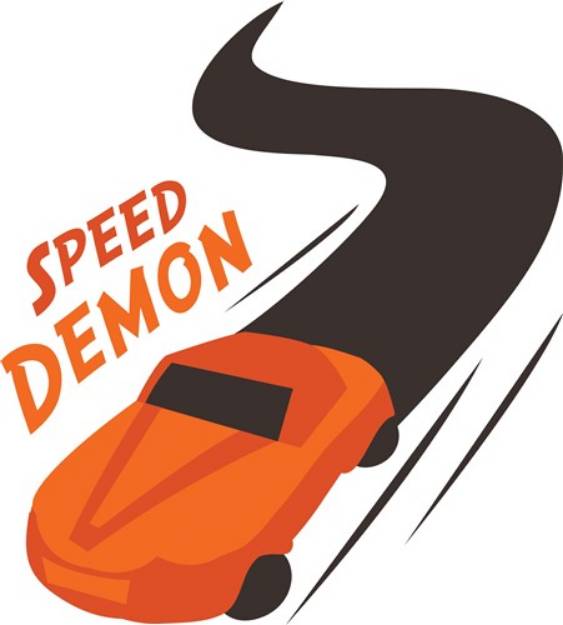 Picture of Speed Demon SVG File