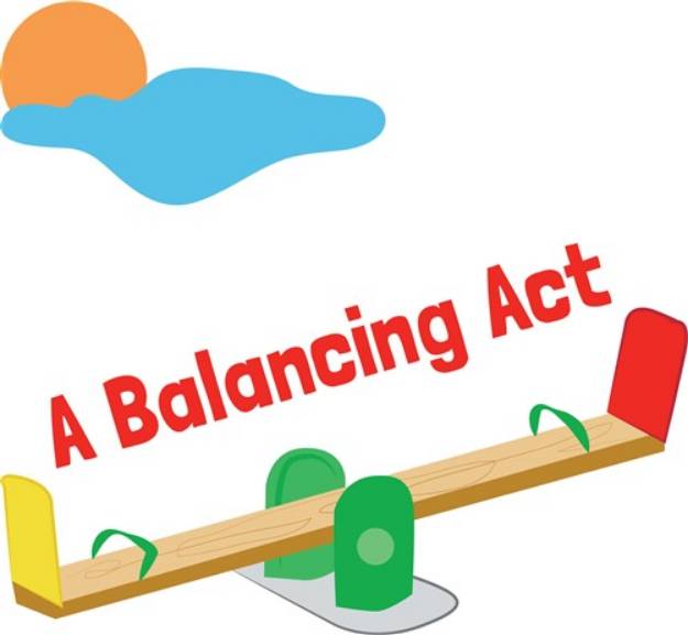 Picture of Balancing Act SVG File