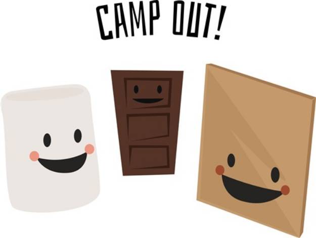 Picture of Camp Out SVG File