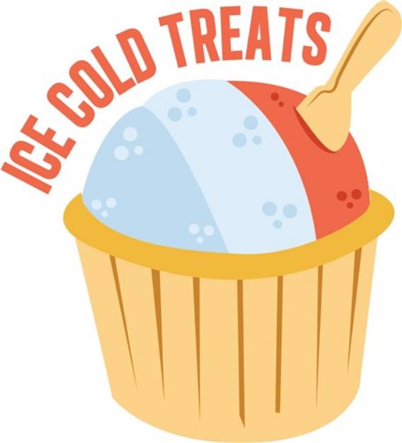 Picture of Ice Cold Treats SVG File