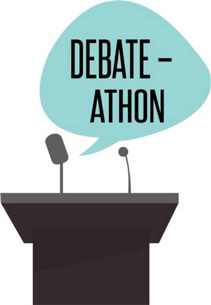 Picture of Debate-athon SVG File