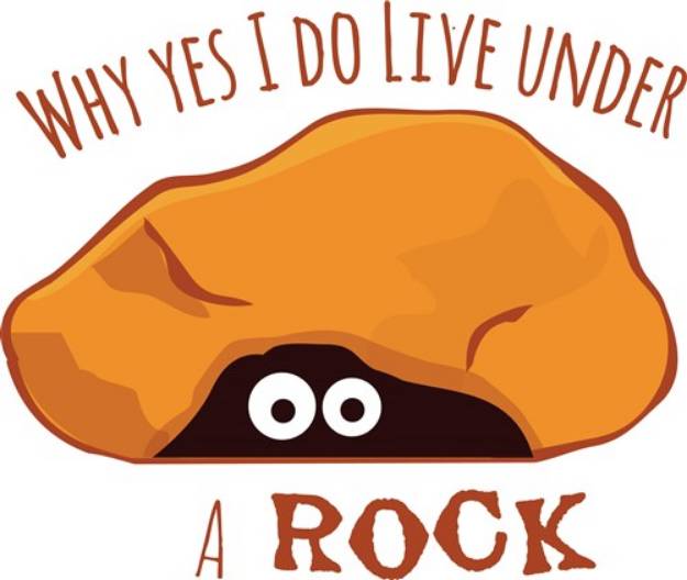 Picture of Live Under Rock SVG File